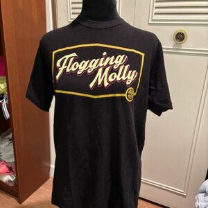 Flogging Molly 2019 Tour Band Tee EUC Medium